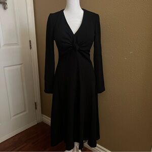 St. John Collection Black Long Sleeve Dress